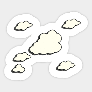 Spring Clouds 2 (MD23KD008b) Sticker